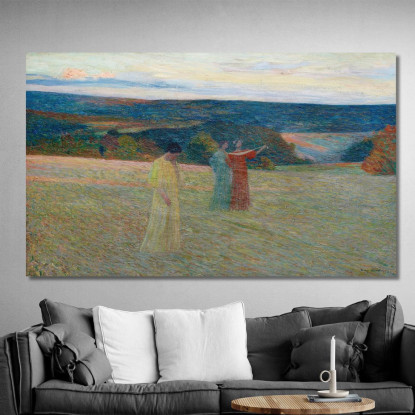 Le Tre Muse Henri Martin hmt56 quadro stampato su tela