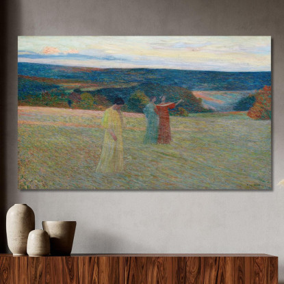 Le Tre Muse Henri Martin hmt56 quadro stampato su tela
