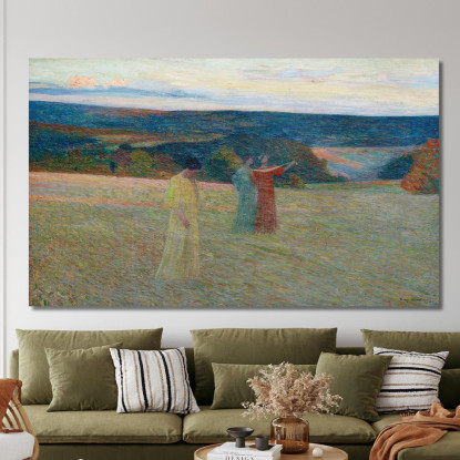 Le Tre Muse Henri Martin hmt56 quadro stampato su tela