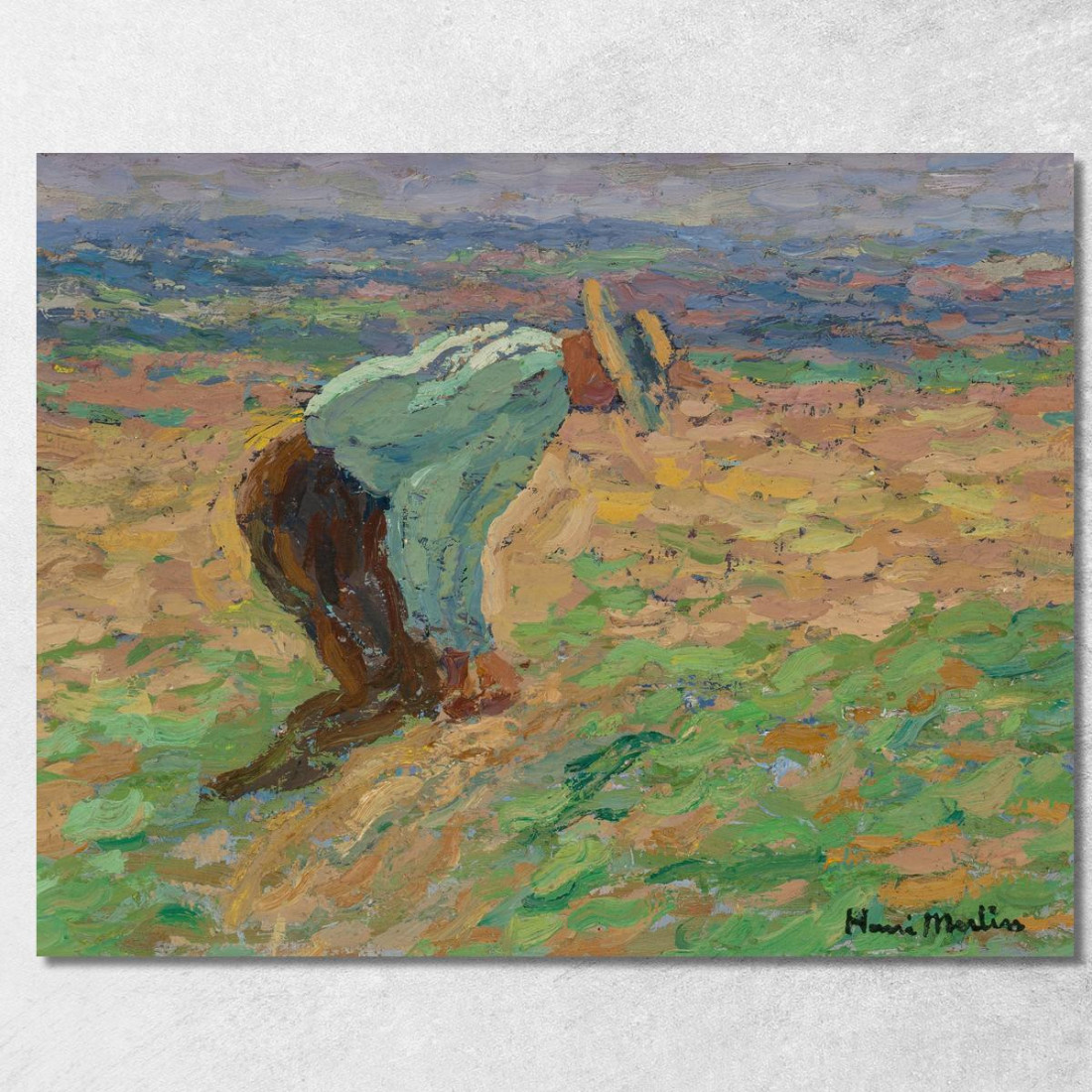 Legatore Di Covoni - Studio Per La Moisson Uno Dei Quattro Pannelli Del Grande Decoro Del Consiglio Di Stato Di Parigi Henri Ma