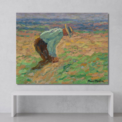 Legatore Di Covoni - Studio Per La Moisson Uno Dei Quattro Pannelli Del Grande Decoro Del Consiglio Di Stato Di Parigi Henri Ma