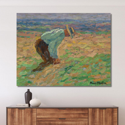 Legatore Di Covoni - Studio Per La Moisson Uno Dei Quattro Pannelli Del Grande Decoro Del Consiglio Di Stato Di Parigi Henri Ma