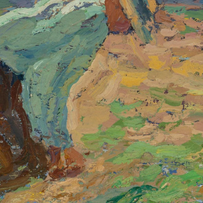 Legatore Di Covoni - Studio Per La Moisson Uno Dei Quattro Pannelli Del Grande Decoro Del Consiglio Di Stato Di Parigi Henri Ma