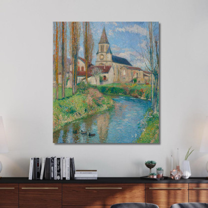 La Chiesa Di Labastide-Du-Vert Henri Martin hmt61 quadro stampato su tela