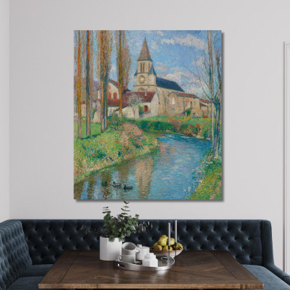 La Chiesa Di Labastide-Du-Vert Henri Martin hmt61 quadro stampato su tela