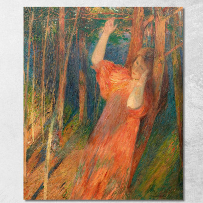 Rêverie Autunnale Henri Martin hmt73 quadro stampato su tela