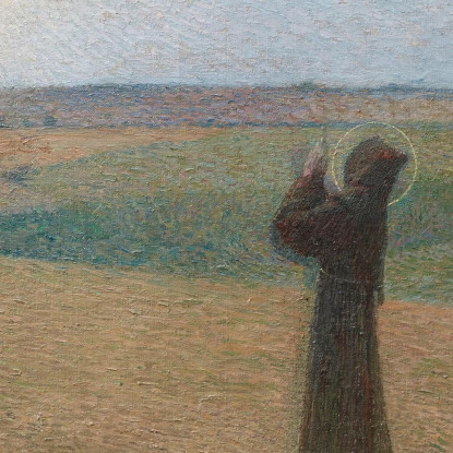 San Francesco D’Assisi Henri Martin hmt74 quadro stampato su tela