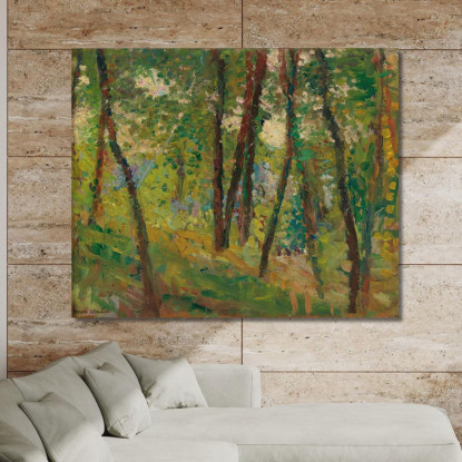 Bosco Fitto Henri Martin hmt78 quadro stampato su tela