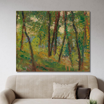 Bosco Fitto Henri Martin hmt78 quadro stampato su tela