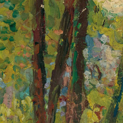 Bosco Fitto Henri Martin hmt78 quadro stampato su tela