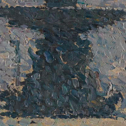 Una Delle Fontane Di Place De La Concorde A Parigi Henri Martin hmt83 quadro stampato su tela