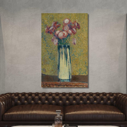 Vaso Di Fiori Henri Martin hmt84 quadro stampato su tela