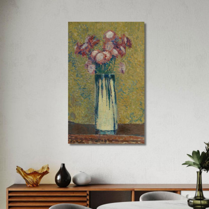 Vaso Di Fiori Henri Martin hmt84 quadro stampato su tela