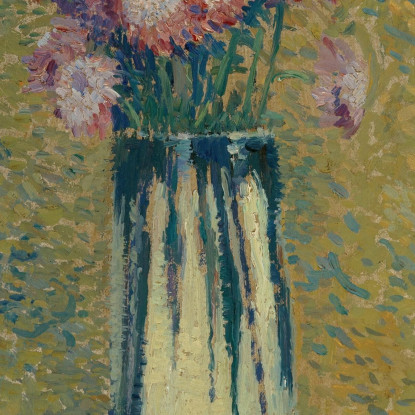 Vaso Di Fiori Henri Martin hmt84 quadro stampato su tela