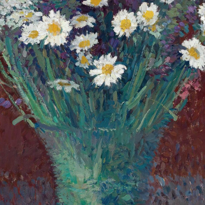 Vaso Di Margherite Henri Martin hmt85 quadro stampato su tela