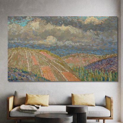 Studio Del Causse Del Lot Henri Martin hmt89 quadro stampato su tela