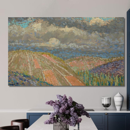 Studio Del Causse Del Lot Henri Martin hmt89 quadro stampato su tela