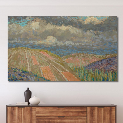 Studio Del Causse Del Lot Henri Martin hmt89 quadro stampato su tela