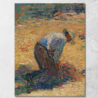 Studio Per La Moisson 2 Henri Martin hmt90 quadro stampato su tela
