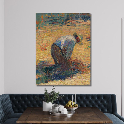 Studio Per La Moisson 2 Henri Martin hmt90 quadro stampato su tela