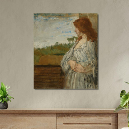 Una Nota Bianca James Abbott McNeill Whistler jam3 quadro stampato su tela