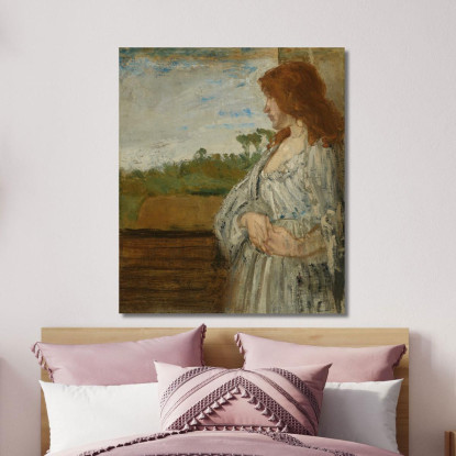 Una Nota Bianca James Abbott McNeill Whistler jam3 quadro stampato su tela