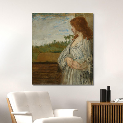 Una Nota Bianca James Abbott McNeill Whistler jam3 quadro stampato su tela