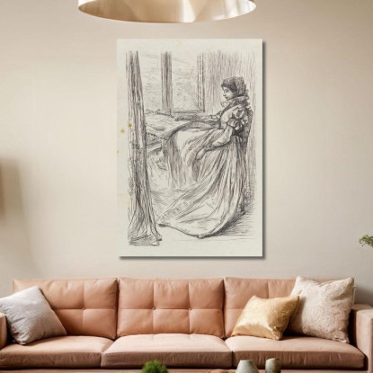 Un'Illustrazione Per La Mattina Prima Del Massacro Della Notte Di San Bartolomeo James Abbott McNeill Whistler jam7 quadro stam