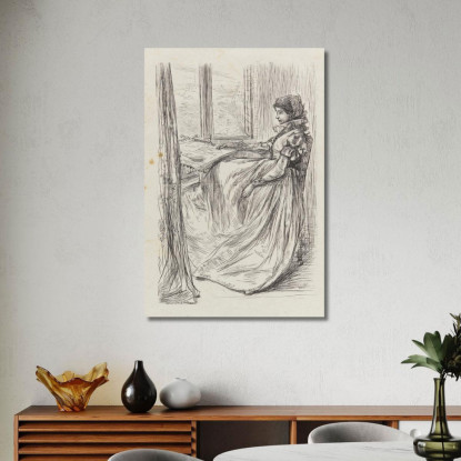 Un'Illustrazione Per La Mattina Prima Del Massacro Della Notte Di San Bartolomeo James Abbott McNeill Whistler jam7 quadro stam