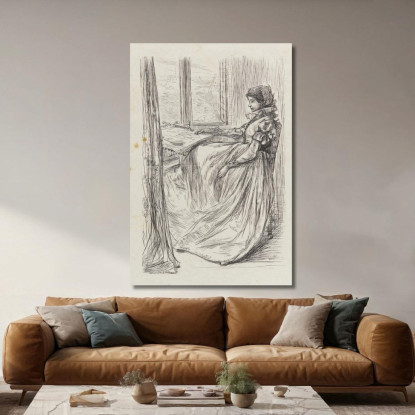 Un'Illustrazione Per La Mattina Prima Del Massacro Della Notte Di San Bartolomeo James Abbott McNeill Whistler jam7 quadro stam