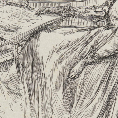 Un'Illustrazione Per La Mattina Prima Del Massacro Della Notte Di San Bartolomeo James Abbott McNeill Whistler jam7 quadro stam