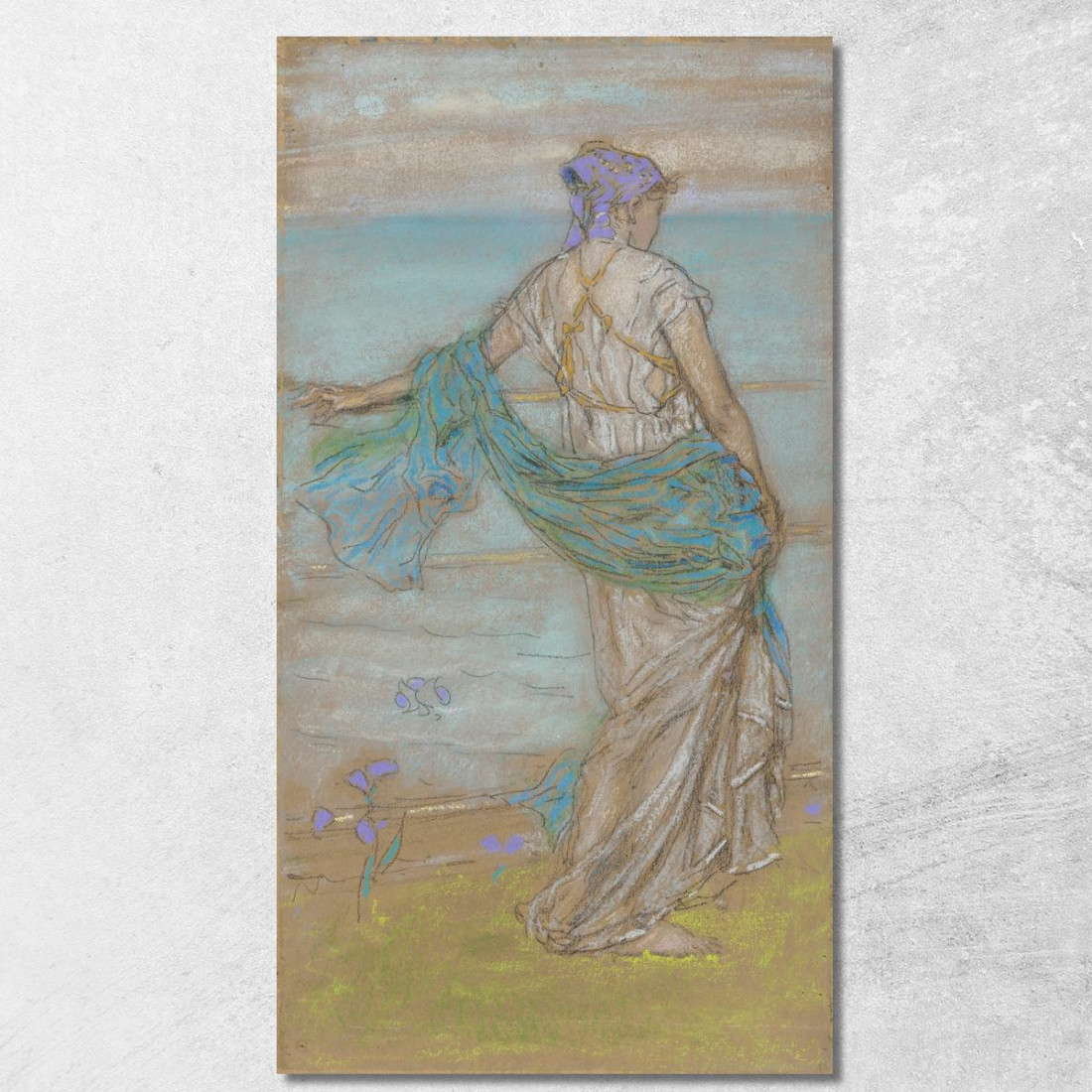 Annabel Lee James Abbott McNeill Whistler jam9 quadro stampato su tela