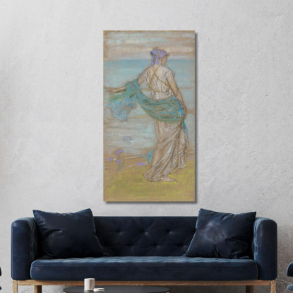 Annabel Lee James Abbott McNeill Whistler jam9 quadro stampato su tela