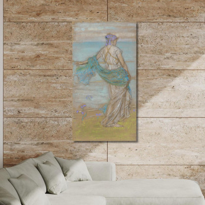 Annabel Lee James Abbott McNeill Whistler jam9 quadro stampato su tela