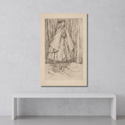 Annie Haden James Abbott McNeill Whistler jam10 quadro stampato su tela