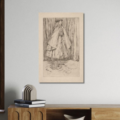 Annie Haden James Abbott McNeill Whistler jam10 quadro stampato su tela