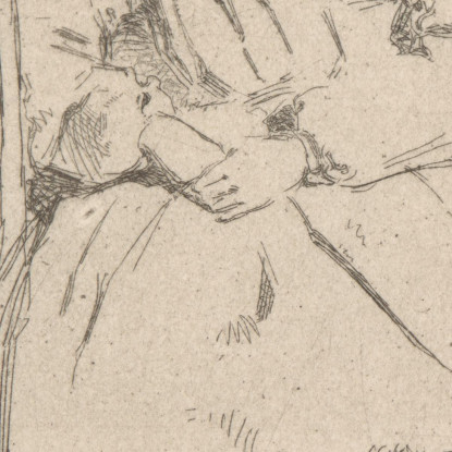 Annie Seduta James Abbott McNeill Whistler jam11 quadro stampato su tela