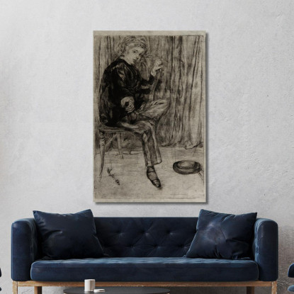 Arthur Haden 3 James Abbott McNeill Whistler jam19 quadro stampato su tela