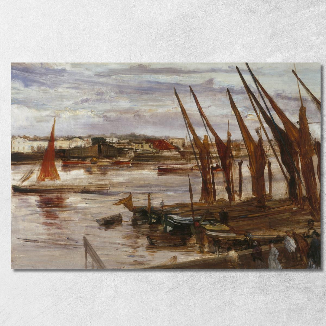 Battersea Reach James Abbott McNeill Whistler jam20 quadro stampato su tela