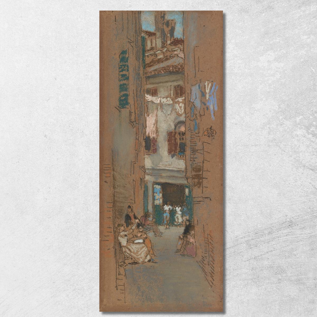 Infilatrici Di Perle James Abbott McNeill Whistler jam22 quadro stampato su tela