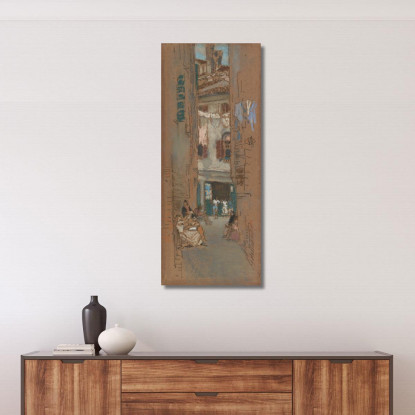 Infilatrici Di Perle James Abbott McNeill Whistler jam22 quadro stampato su tela