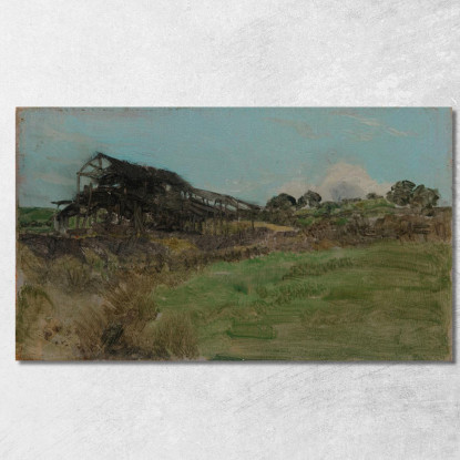 Blu E Smeraldo - Miniera Di Carbone James Abbott McNeill Whistler jam26 quadro stampato su tela