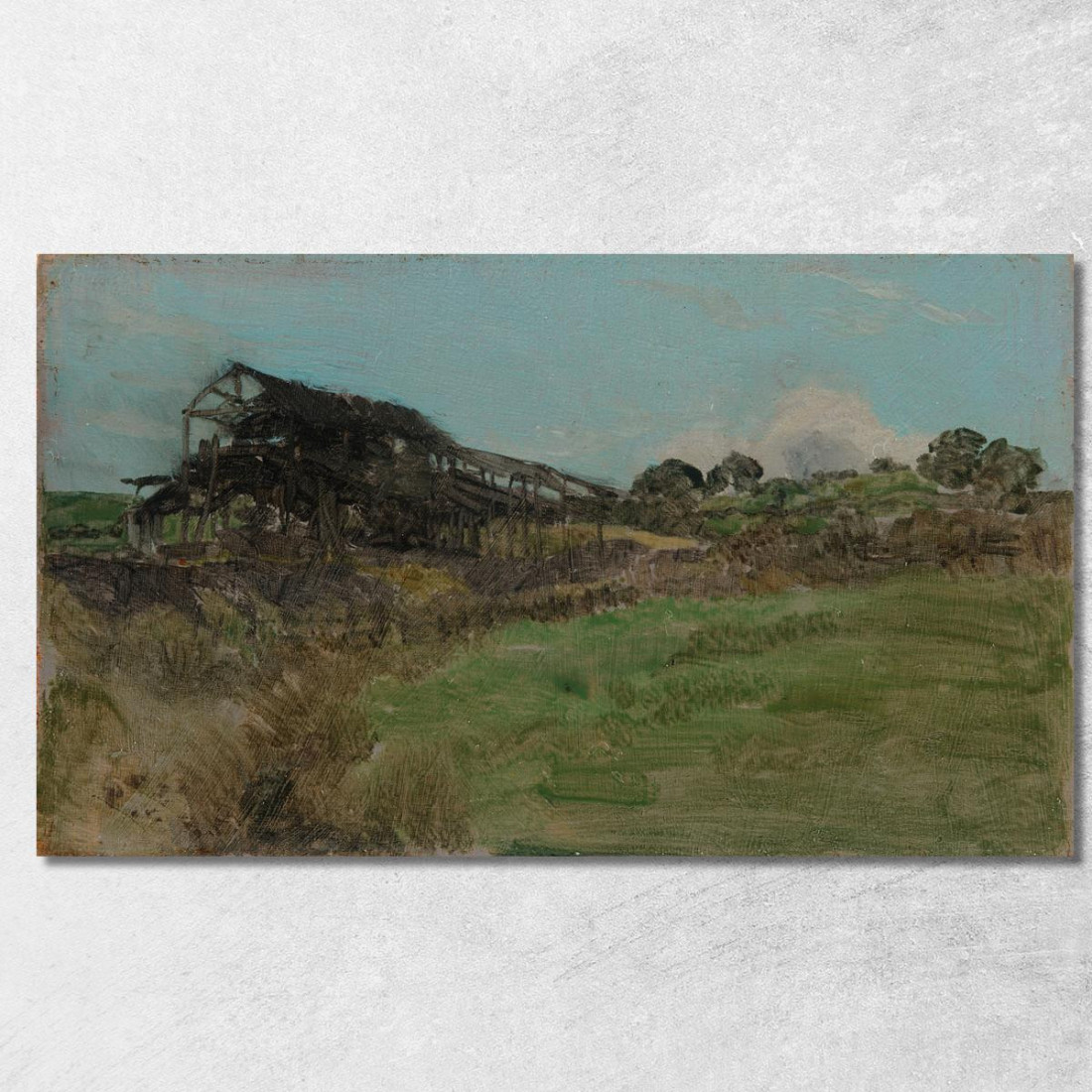 Blu E Smeraldo - Miniera Di Carbone James Abbott McNeill Whistler jam26 quadro stampato su tela