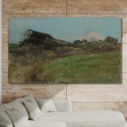 Blu E Smeraldo - Miniera Di Carbone James Abbott McNeill Whistler jam26 quadro stampato su tela