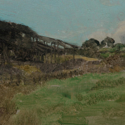 Blu E Smeraldo - Miniera Di Carbone James Abbott McNeill Whistler jam26 quadro stampato su tela