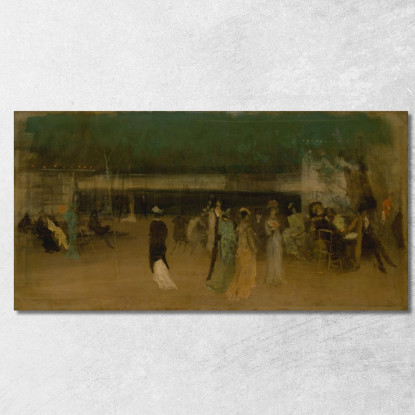 I Giardini Di Cremorne N. 2 James Abbott McNeill Whistler jam31 quadro stampato su tela