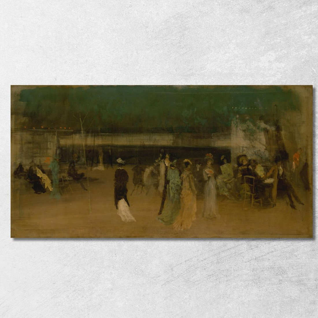 I Giardini Di Cremorne N. 2 James Abbott McNeill Whistler jam31 quadro stampato su tela