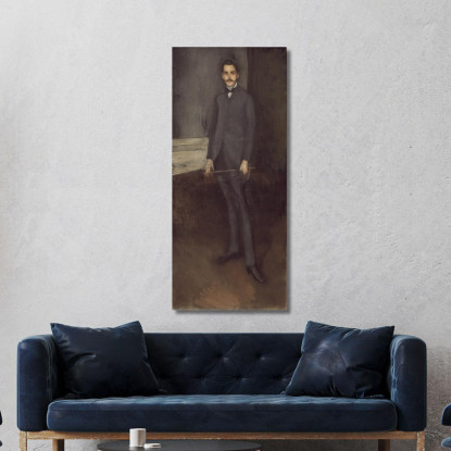 George W. Vanderbilt James Abbott McNeill Whistler jam36 quadro stampato su tela