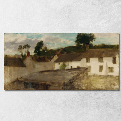 Verde E Argento - I Cottage Del Devonshire James Abbott McNeill Whistler jam40 quadro stampato su tela