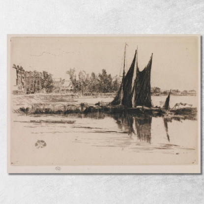 Hurlingham 2 James Abbott McNeill Whistler jam50 quadro stampato su tela